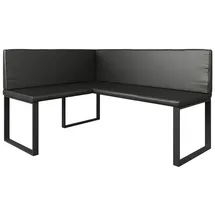 Vicco Eckbank, Schwarz, 120 x 150 cm, Esszimmer, Bänke, Sitzbänke