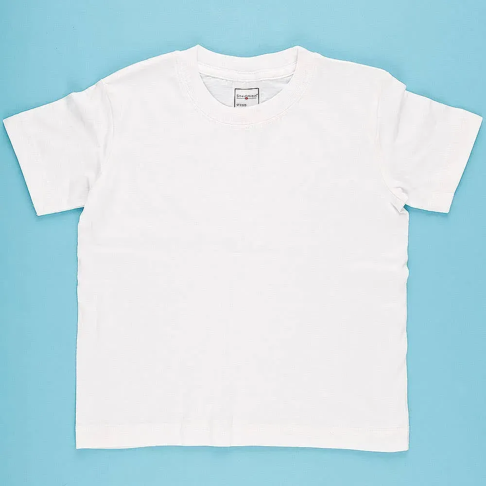 Baumwoll-T-Shirts für Kinder im Alter von 5-6 Jahren (Brustumfang 72 cm) (Jede(r,s)) Bastelmaterial