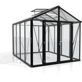 Vitavia Zeus Comfort 8100 Alu schwarz ESG 3 mm/Dach HKP 10 mm 8,1 m2