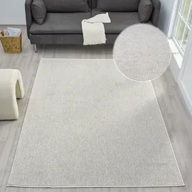 OTTO home Teppich OTTO HOME "Lilri, Woll-Look, Scandi" Gr. 1, beige (creme), B:60cm H:10mm L:90cm, Kunstfaser, Teppiche, Teppich, Wolloptik, Wohnzimmer, Schlafzimmer, Esszimmer
