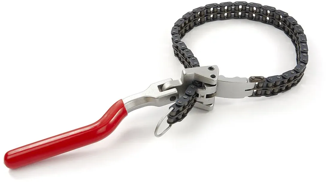 HBM Professional Super Grip Ölfilterzange mit Ratschenfunktion von 60 bis 160 mm