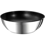 Tefal Ingenio Preference Wok-Pfanne, 26 cm, stapelbar, Edelstahl, sichere Antihaftbeschichtung, Induktion, vielseitig einsetzbar, platzsparend, Temperaturanzeige, L9737702