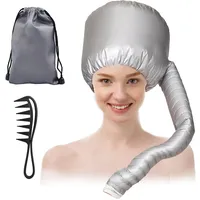 MisFun Trockenhauben für Haare, Diffuser Cap, Föhnhaube Locken, Motorhauben Haartrockneraufsatz, Schnell trockenes Haar, mit Kamm, Aufbewahrungstasche, für Haarstyling, Tiefenpflege und Trocknen