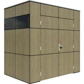 BERTILO Gartenhaus HPL Mini, - 6 mm Milano Grigio
