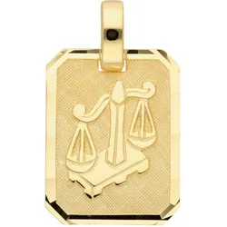 Ketten-Anhänger ADELIA ́S "333 Gold Sternzeichen Anhänger Waage", gold, Schmuckanhänger, Damen, Waage, Gold, Goldschmuck für Damen & Herren