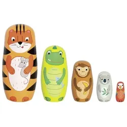 GOKI Matroschka Puppen, Tiger Tavi und seine Freunde