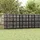 vidaXL Hundezwinger 16,59 m2 Stahl Schwarz