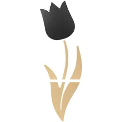 Securit Kork- Kreidetafel Tulpe 4teilig