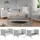 VitaliSpa Babybett Ajaton Weiß 144,4 x 83 cm,
