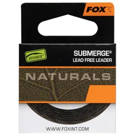 Fox Naturals Submerge Leader 30lb 13.6kg - 10m Vorfachschnur, Vorfach zum Angeln auf Karpfen