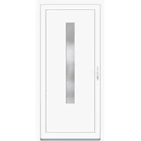 Kunststoff-Nebeneingangstür 98 cm x 198 cm K508 Weiß Anschlag Rechts