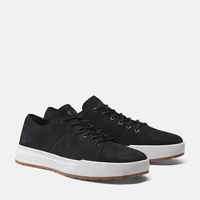 Timberland Sneaker TIMBERLAND "Maple Grove LOW LACE UP SNEAKER" Gr. 47,5 (13), schwarz (black nubuck) Schuhe Schnürhalbschuhe