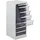 Proregal Schubladencontainer Kobra mit 8 Schubladen HxBxT 74x28x34cm | Lichtgrau