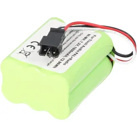 AccuCell 2000mAh Akku passend für Tivoli Audio PAL+ Radio Akku MA-4, Tivoli PP-2 mit Stecker dreipolig 14,4Wh