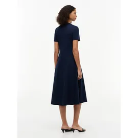 Tommy Hilfiger Midikleid Blau/Schwarz 36/38