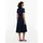 Tommy Hilfiger Midikleid Blau/Schwarz 36/38