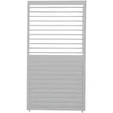 gardenson Lamellenwand Mirador Classic 1 Stück 0,93 x 2,40 x 0,10 m Weiß