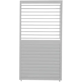 gardenson Lamellenwand Mirador Classic 1 Stück 0,93 x 2,40 x 0,10 m Weiß