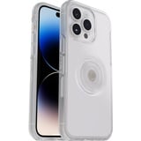 Otterbox Otter+Pop Hülle für iPhone 14 Pro Max, stoßfest, sturzsicher, schützende Hülle mit PopSockets PopGrip, 3X Transparent