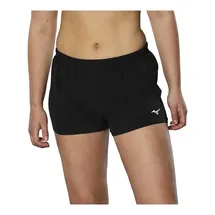 Mizuno Aero 2.5 Shorts Damen schwarz M 2022 Laufhosen