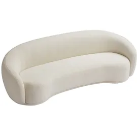 Kauf-Unique Sofa 3-Sitzer - Bouclé-Stoff - Beige - BOVANA von Pascal Morabito