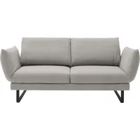 Schöner Wohnen 2-Sitzer "Spin, Multifunktionssofa, bequem und hochwertig verarbeitet", grau (hellgrau), B:228cm H:85cm T:215cm, 100% Polyester, SCHÖNER WOHNEN-KOLLEKTION, Sofas, Drehsitz-Funktion, USB-Anschluss, Armlehnfunktion, Rückenverstellung