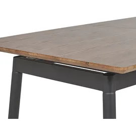 Beliani Esstisch California Dunkelbraun 160/200 cm 90 cm