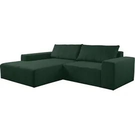 werk2 Eckcouch Polyester L-Form 262 cm Grün