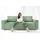 konsimo® Schlafcouch 3-Sitzer Grün