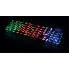 Manhattan Ultraflache Gaming-Tastatur DE