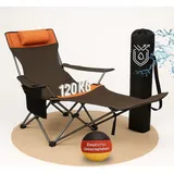 Coemo Campingstuhl Tragbar Braun