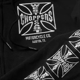 West Coast Choppers Hoodie Schwarz S