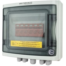 Doktorvolt Solar Anschlusskasten PV DC 1000V T1 T2 2-Strings 2x Überspannungsschutz Photovoltaik PV Blitzschutz Doktorvolt