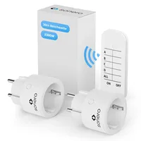 Sonero Funksteckdosen-Set 2300 W Weiß 2 St.
