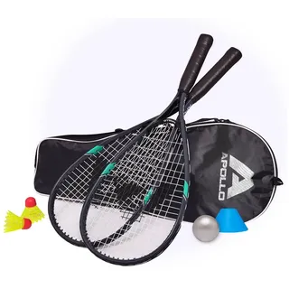 Apollo Badmintonschläger Set Apollo 2x Aluminium grau