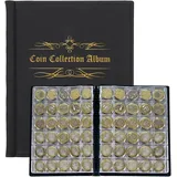 480 Stück Münzen Aufbewahrung, Münzalbum Münzsammlung Münzen Sammelalbum Euro Mü