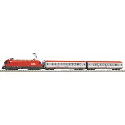 PIKO 59104 H0 SmartControl WLAN Set mit Bettungsgleis ÖBB V Personenzug