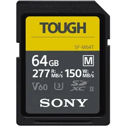 SONY SDXC-Card SF-M Tough 64GB UHS-II R277/W150 (Angebot)