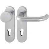 HOPPE Kurzschildgarnitur Edelstahl Silber E58/353K/138Z