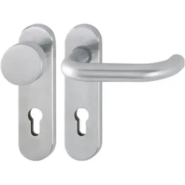 HOPPE Kurzschildgarnitur Edelstahl Silber E58/353K/138Z