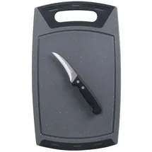 STONELINE Schneidebrett und Gemüsemesser Set, 2-tlg.