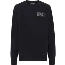 PLEIN SPORT Herren Kapuzensweat, Schwarz, XL