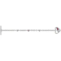 Tommy Hilfiger Gliederarmband mit Herz-Anhänger aus Edelstahl silber 2780111 Größe 17 cm