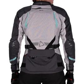 leatt adventure Adventure FlowTour 5.5 Textiljacke Schwarz/Hellgrau/Türkis 3XL