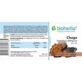 Bioherba CHAGA Inonotus obliquus