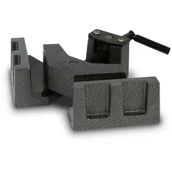 EBERTH Winkelschraubstock 90° aus Gusseisen, Backenbreite 104 mm, Spannweite 60 mm – ideal für Metall, Holz, Schweißen und Gehrungsverbindungen