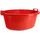 Lockweiler Wanne oval 55 cm/27 l rot hochstehende Griffe