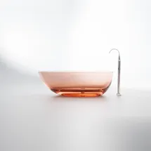 Steinberg Serie 489 Badewanne, freistehend, aus Polyresin, 1680x850x550mm, 489801035, Farbe: Apricot