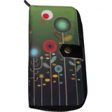 Freak Scene 70s Up große Geldbörse Zip around Portemonnaie grün