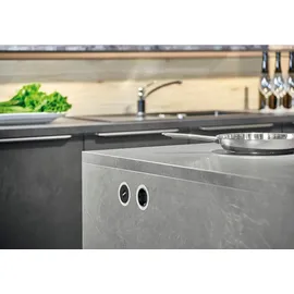 EVOline Schuko-Steckdose One Schwarz 2 St.